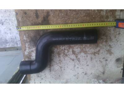 Патрубок радиатора резинотканевый верхний d-55 H HOWO (ХОВО) WG9719530116 фото 1 Череповец