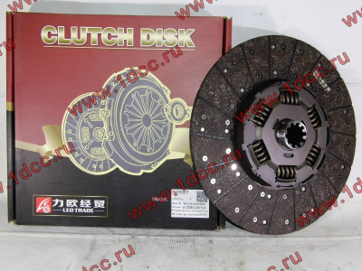 Диск сцепления ведомый 430 мм (Z=10, D=52, d=41) (AZ9114160020) КАЧЕСТВО H,F,DF HOWO (ХОВО) LEO200002A фото 1 Череповец