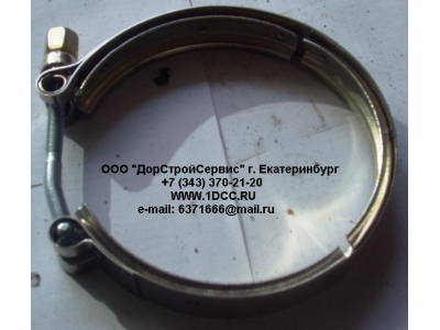 Хомут турбокомпрессора D=109 H HOWO (ХОВО)  фото 1 Череповец
