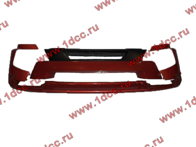 Бампер A7 красный в сборе самосвал с узкой губой HOWO A7  фото 1 Череповец