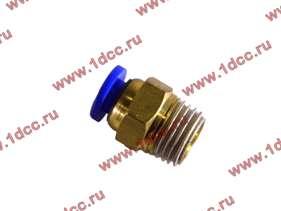 Фитинг (бронза, прямой, П конус 10) d-6 HOWO (ХОВО)  фото 1 Череповец