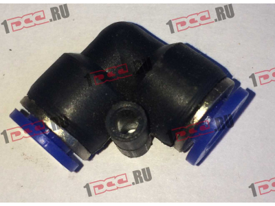 Фитинг быстрого соединения угол 90 d-6 HOWO (ХОВО)  фото 1 Череповец