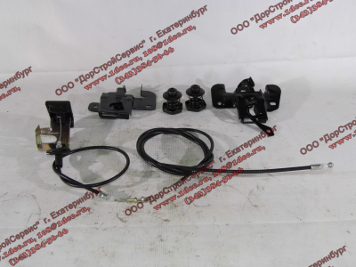 Замок капота (комплект L+R) DF DONG FENG (ДОНГ ФЕНГ) 5301609-C0100+5301610-C01 для самосвала фото 1 Череповец
