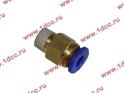 Фитинг (бронза, прямой, П конус 10) d-5 HOWO (ХОВО)  фото 1 Череповец