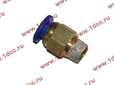 Фитинг (бронза, прямой, П конус 14) d-6 HOWO (ХОВО)  фото 1 Череповец