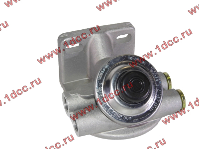 Кронштейн топливного фильтра грубой очистки (с помпой, 2 отверстия) DF DONG FENG (ДОНГ ФЕНГ) 125010-KC100 для самосвала фото 1 Череповец