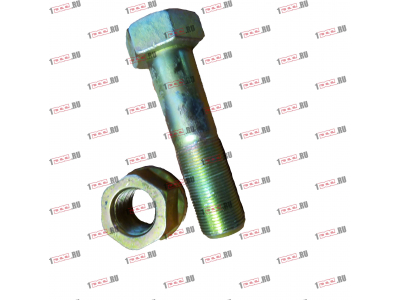 Болт крепления прямой реактивной тяги короткий H2/H3 HOWO (ХОВО) 190003803974 фото 1 Череповец